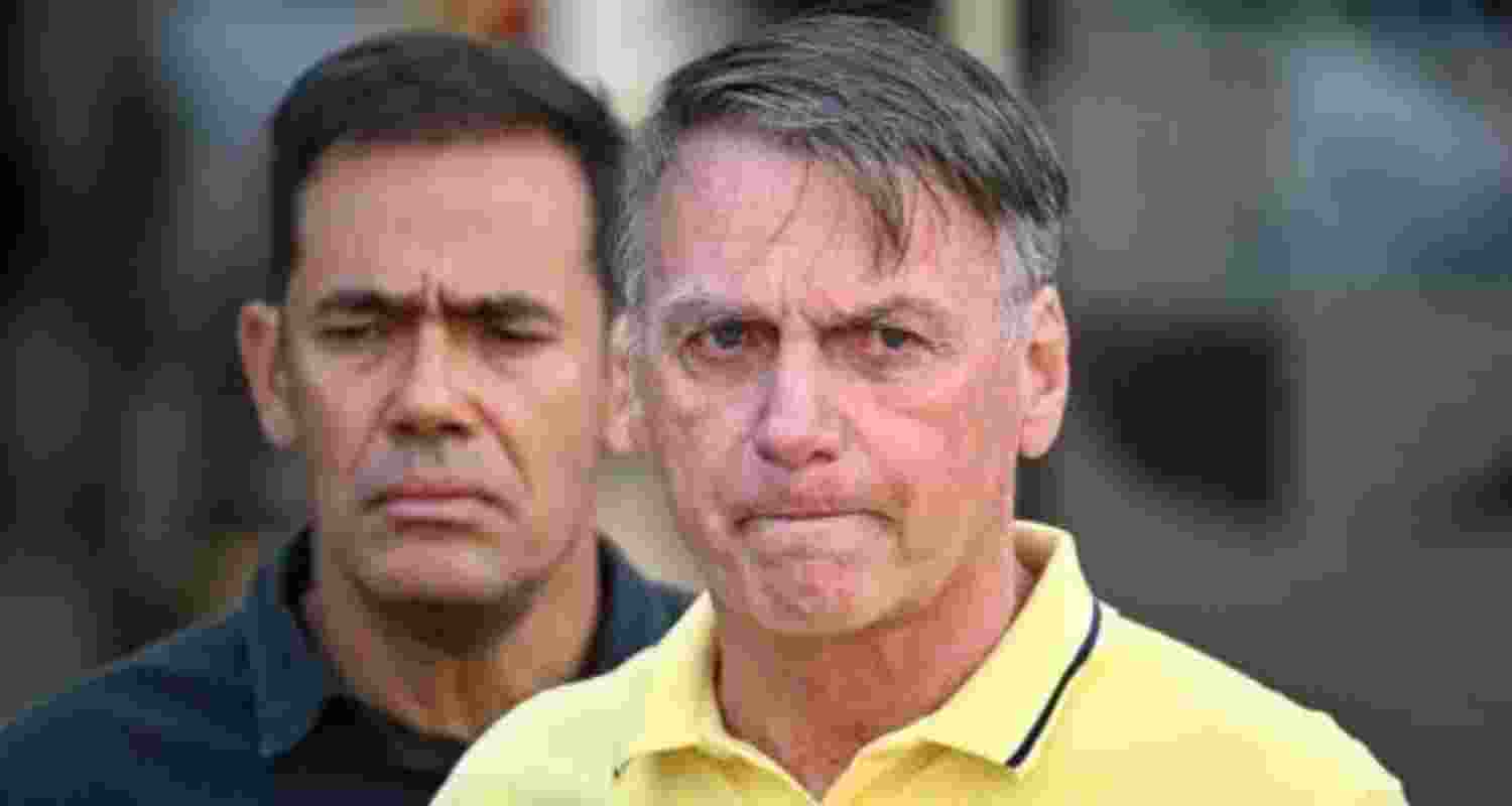 A file photo of Brazil’s former President Jair Bolsonaro. 