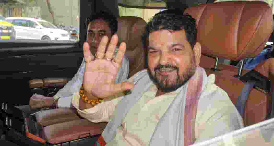 Former BJP MP and ex-Wrestling Federation of India (WFI) chief Brij Bhushan Sharan Singh. 