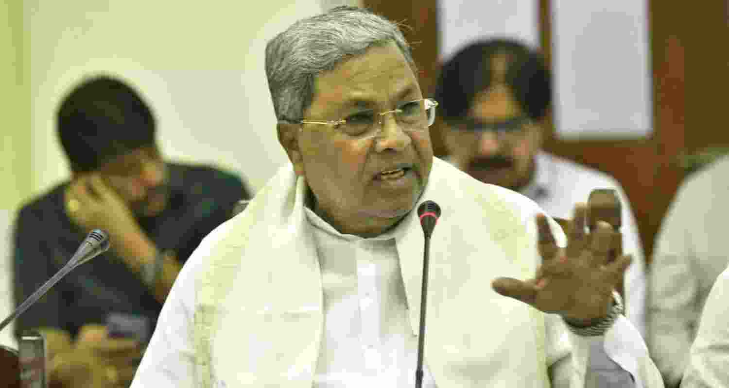Karnataka Chief Minister Siddaramaiah.
