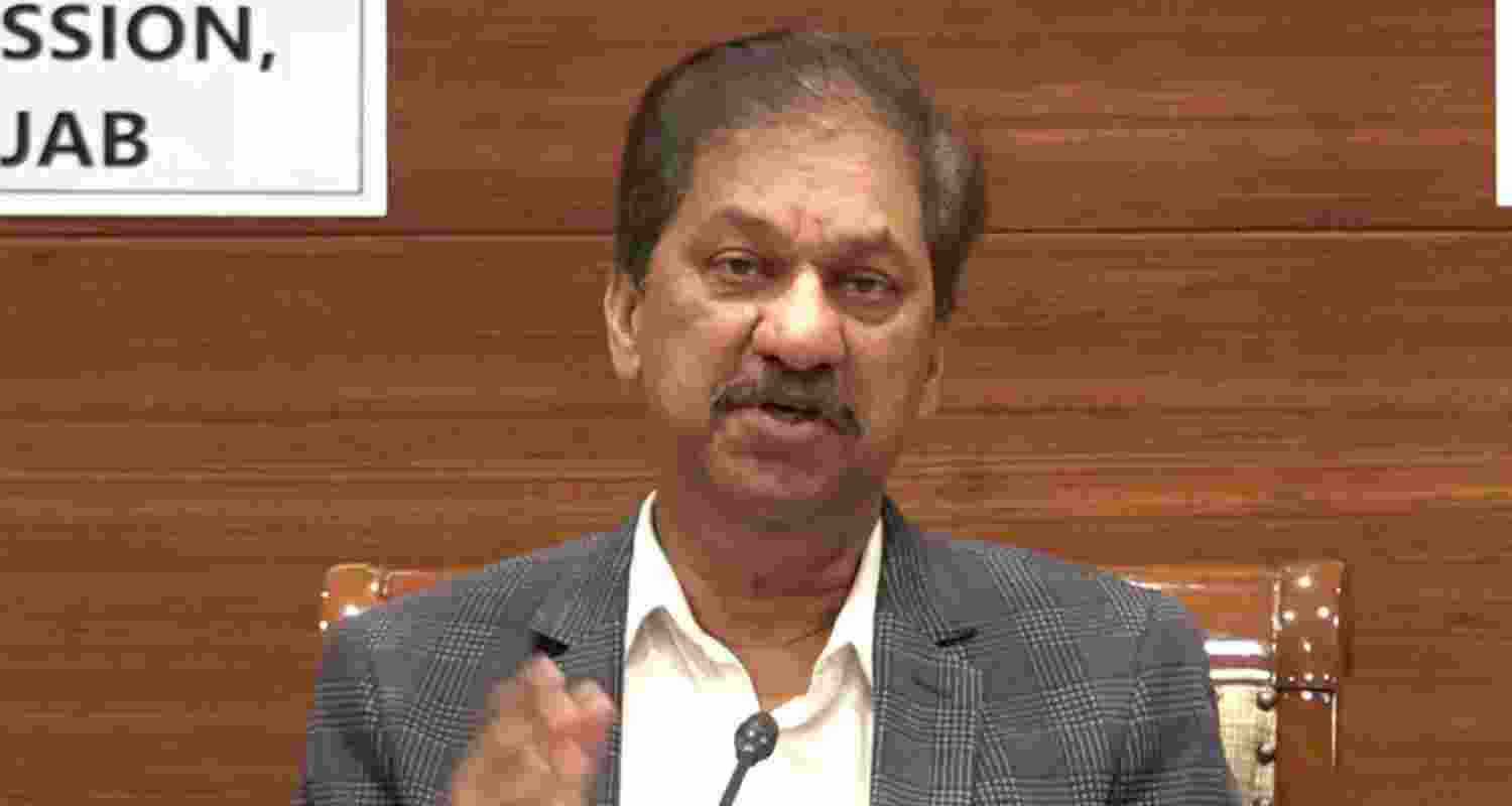 Punjab State Election Commissioner Raj Kamal Chaudhuri. 