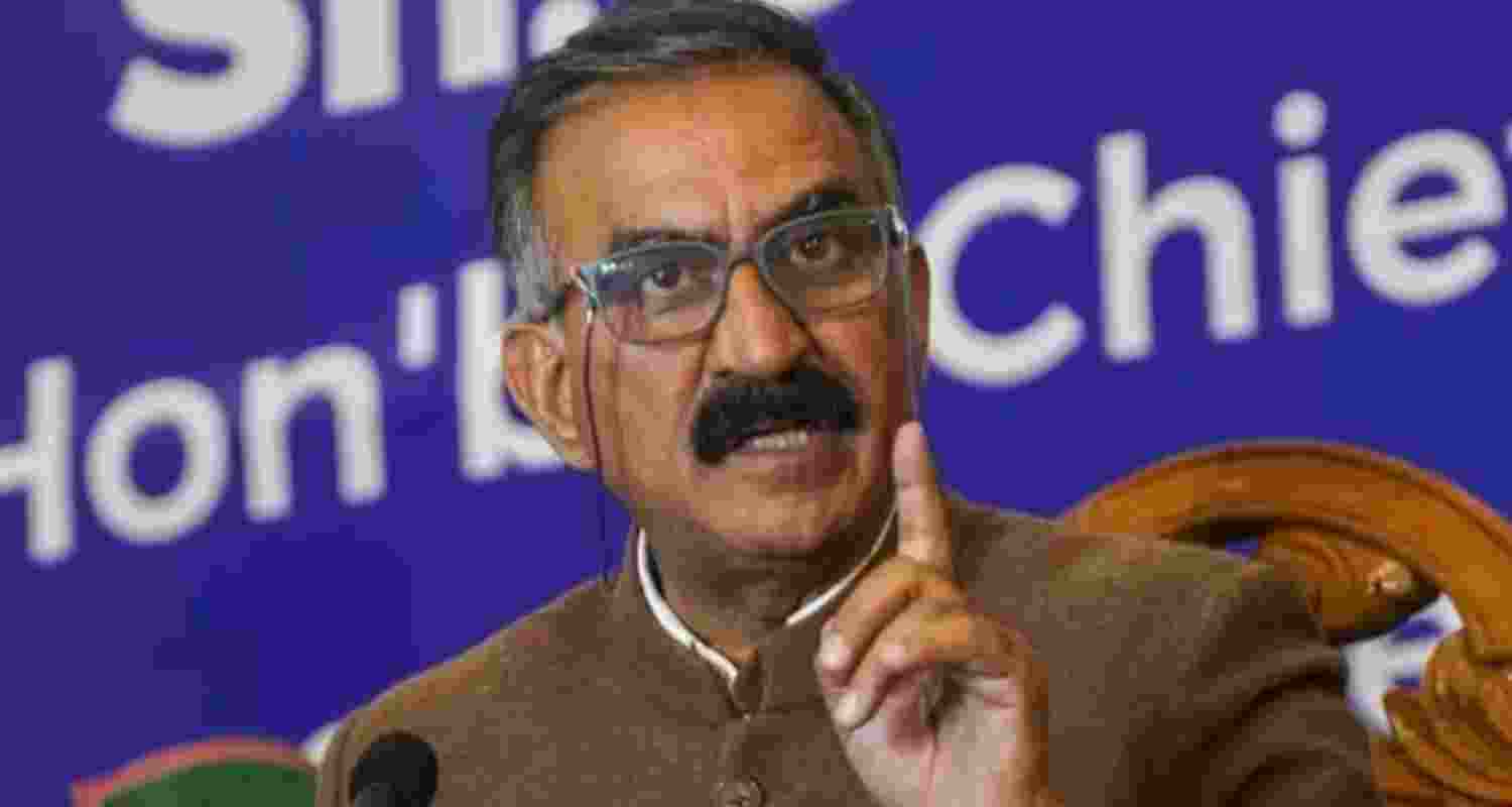 Himachal Pradesh Chief Minister Thakur Sukhvinder Singh Sukhu
