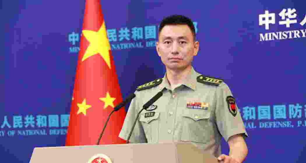 Defence Ministry spokesperson Senior Colonel Zhang Xiaogang. File photo.