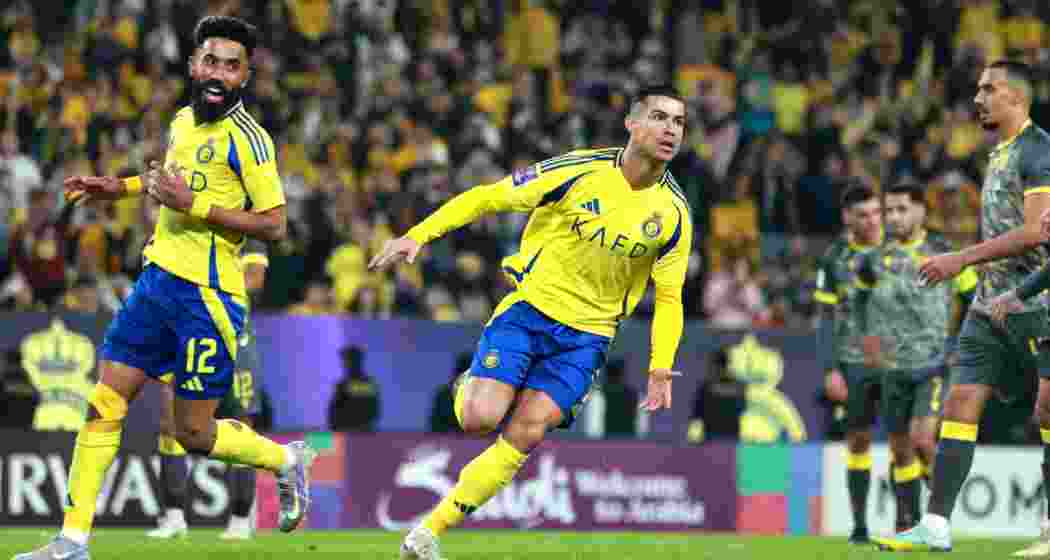 Al-Nassr’s Cristiano Ronaldo in action during a match. The 40-year-old Portuguese star is chasing his first major trophy with the Saudi Arabian club since joining in 2022.
