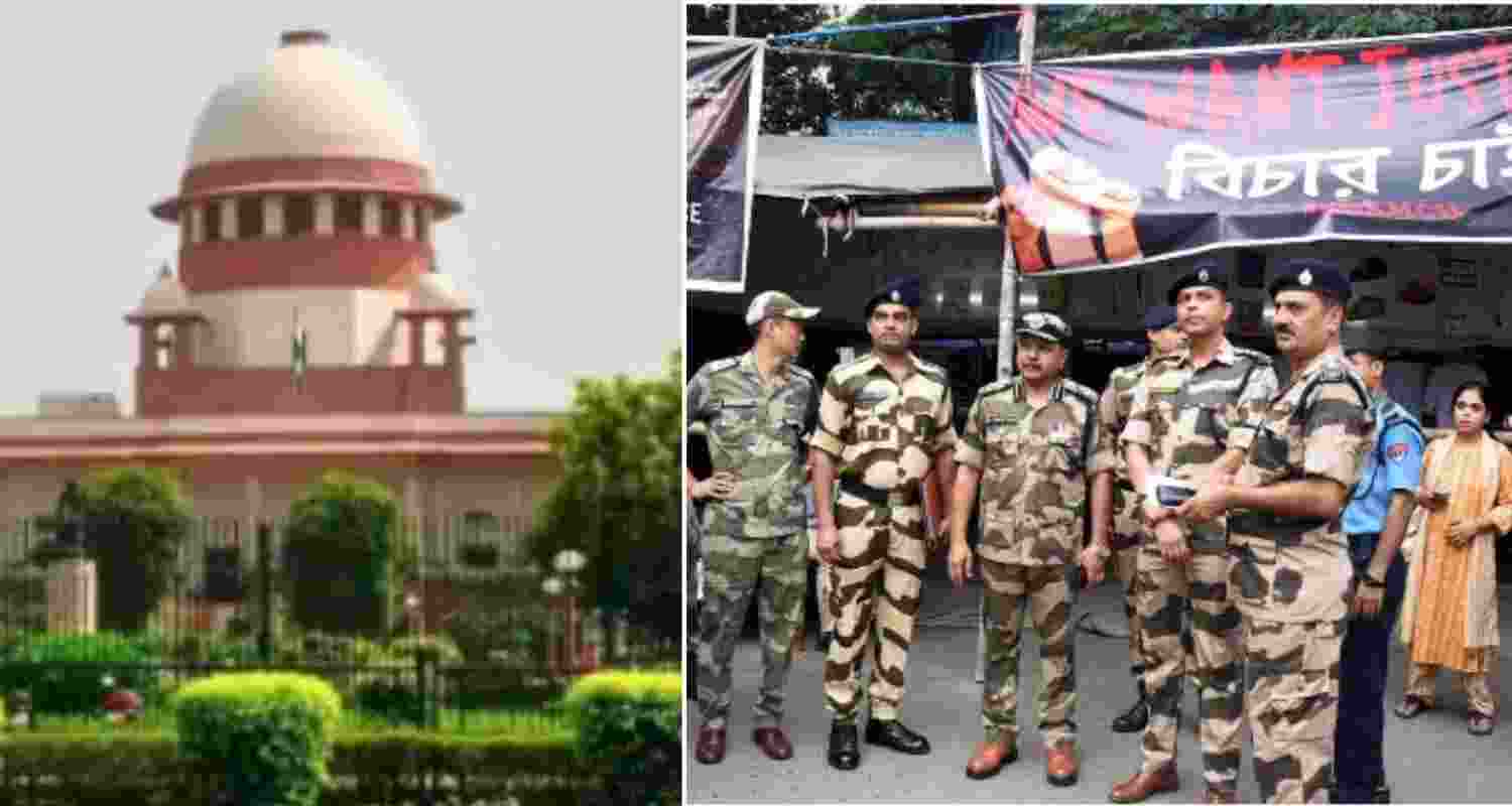 Doc's rape-murder: Centre moves SC, alleges non-cooperation by WB govt
Doc's rape-murder: Centre moves SC, alleges non-cooperation by WB govt