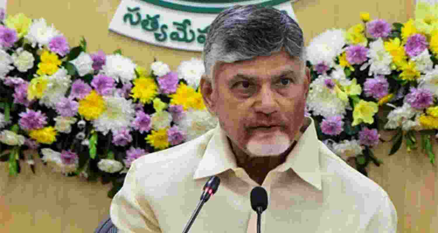 Andhra Pradesh Chief Minister N Chandrababu Naidu - file image.