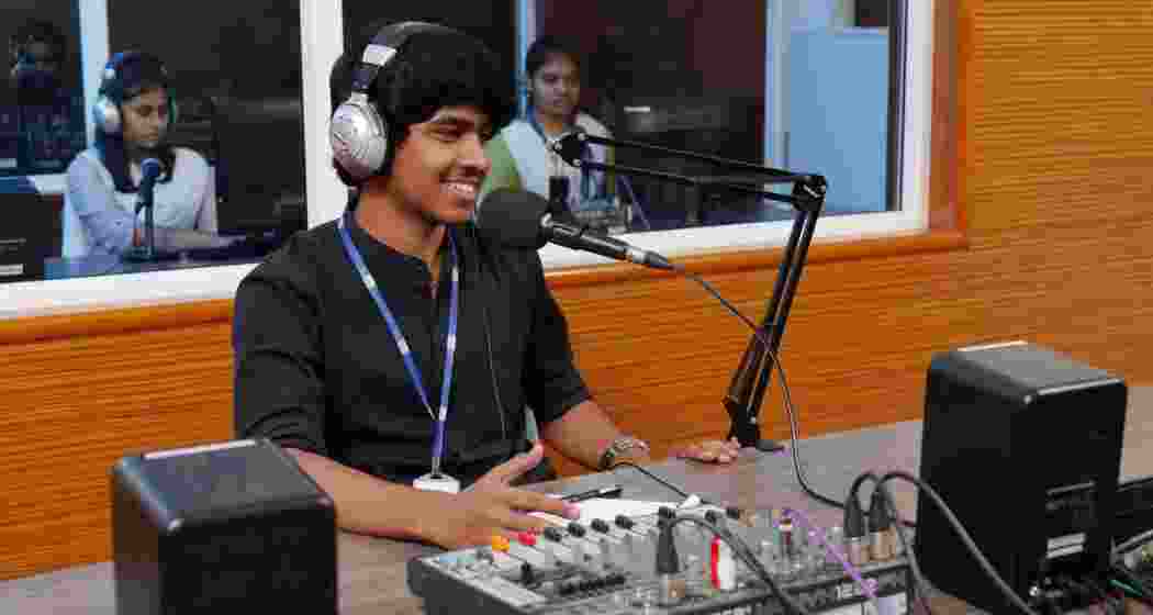 A community radio station run by students. A community radio station run by students.