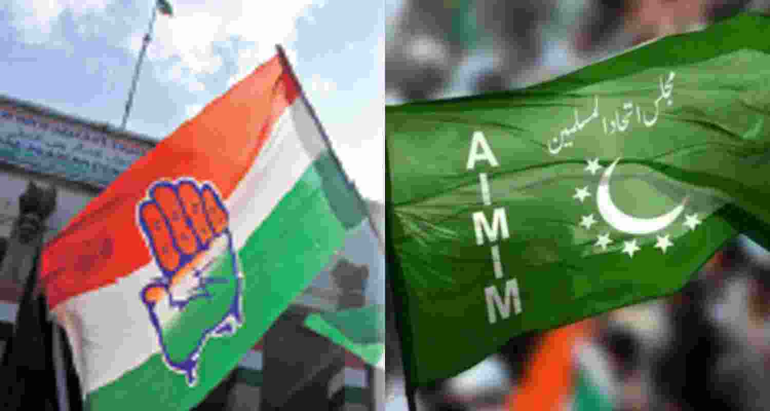 Political mantra of Cong, AIMIM: Friends at home, foes outside