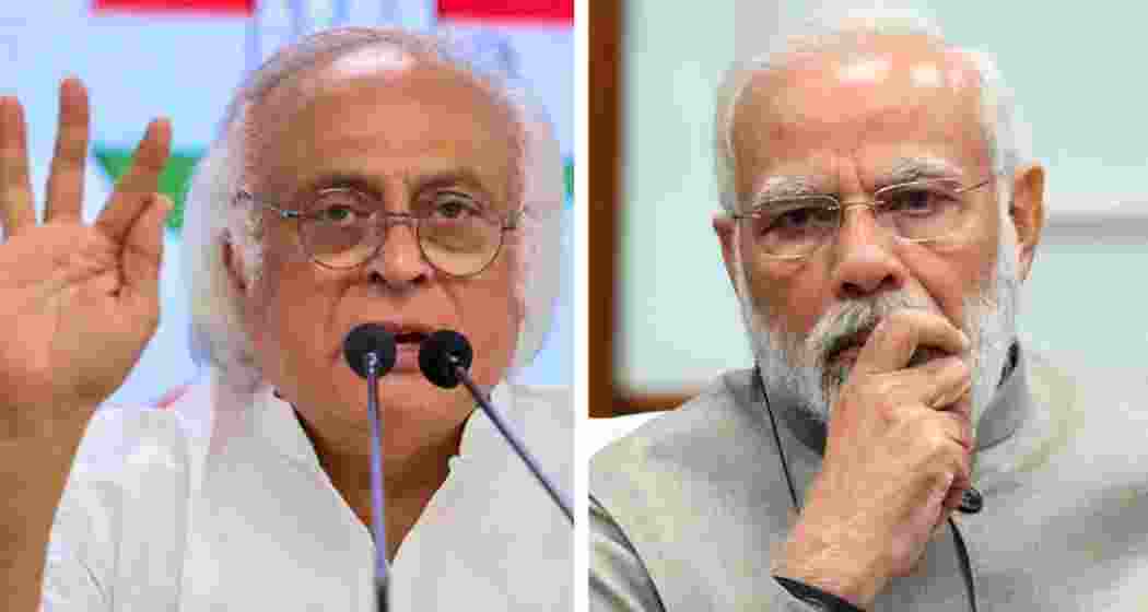  Congress general secretary in charge of communications, Jairam Ramesh, and Prime Minister Narendra Modi. 