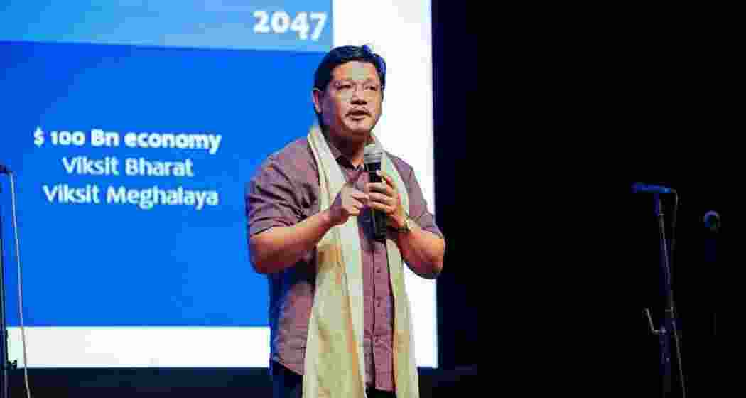 A file photo of Meghalaya Chief Minister Conrad K Sangma. A file photo of Meghalaya Chief Minister Conrad K Sangma.