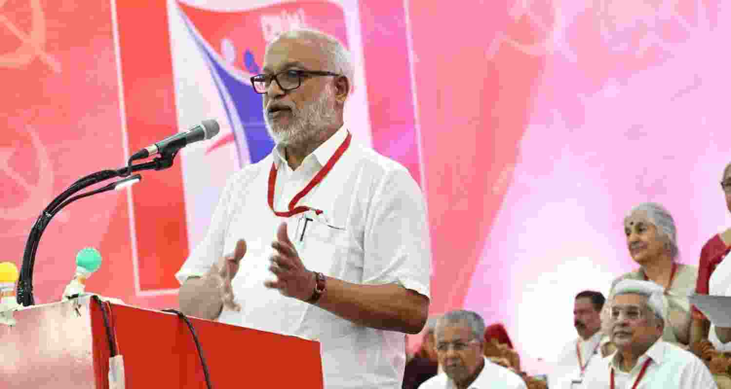 CPI-M’s newly elected general secretary M.A. Baby. Image: X