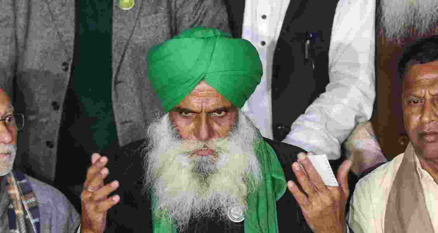A representative image of farmer leader Jagjit Singh Dallewal.