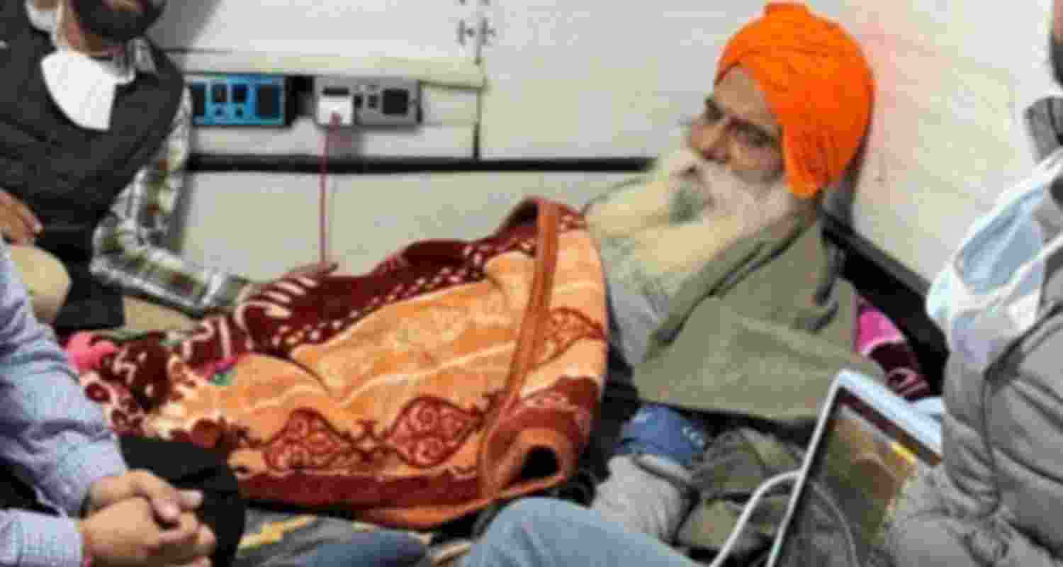 Punjab farmer leader Jagjit Singh Dallewal. 