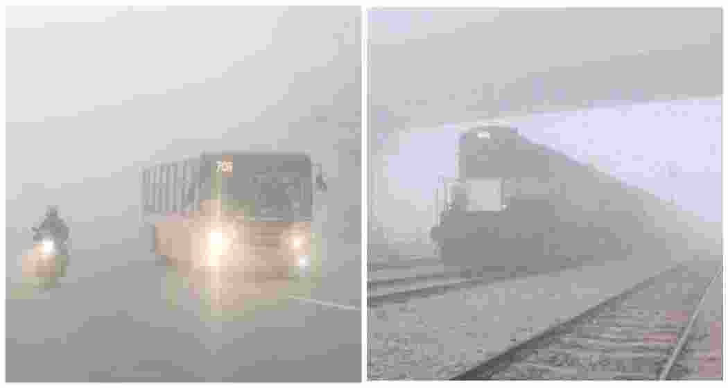 Limited visibility poses significant challenges to travel in the capital.