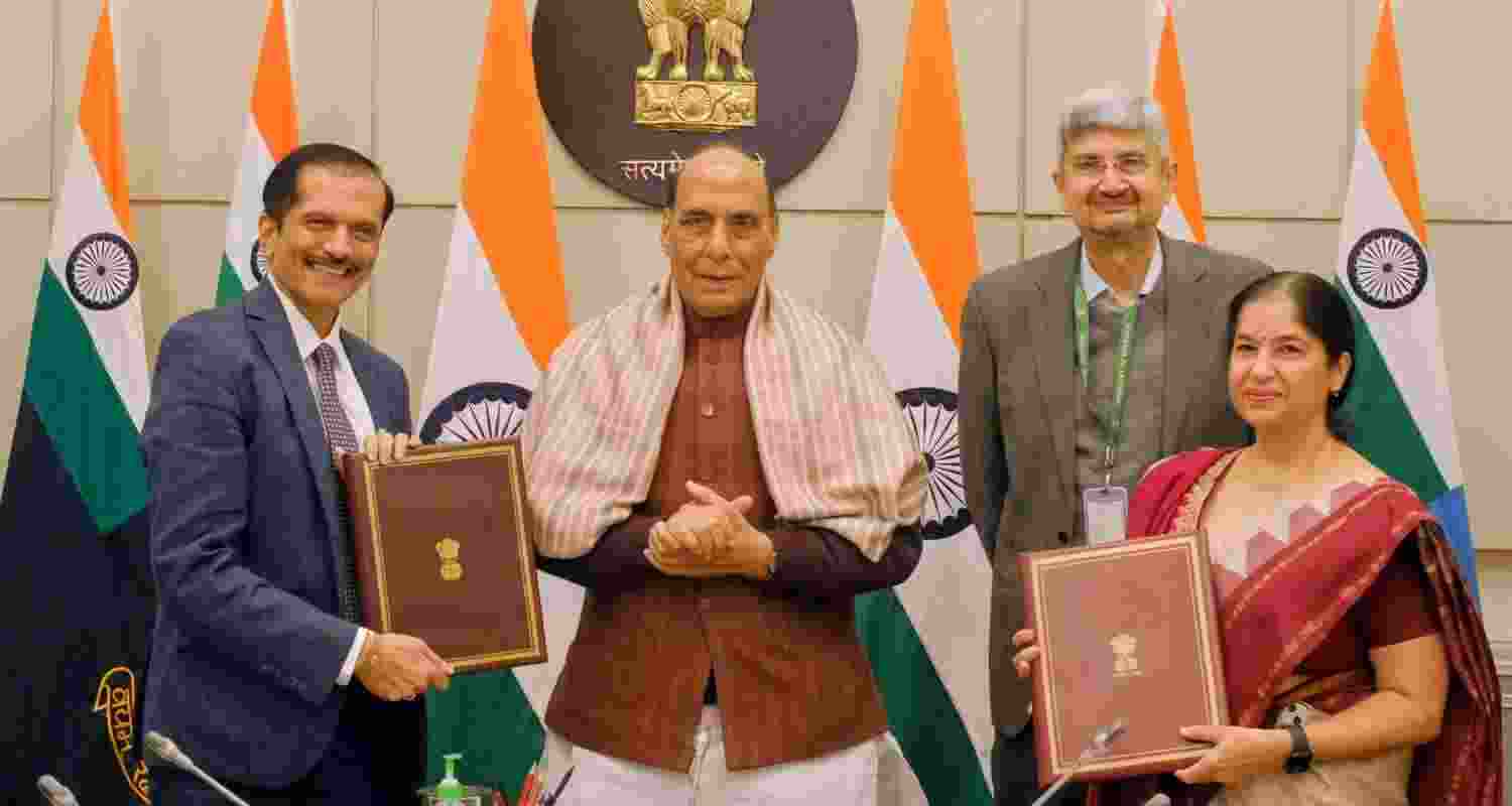 DRDO and Rashtriya Raksha University sign an MoU to collaborate on research, training and technology support for defence and internal security.