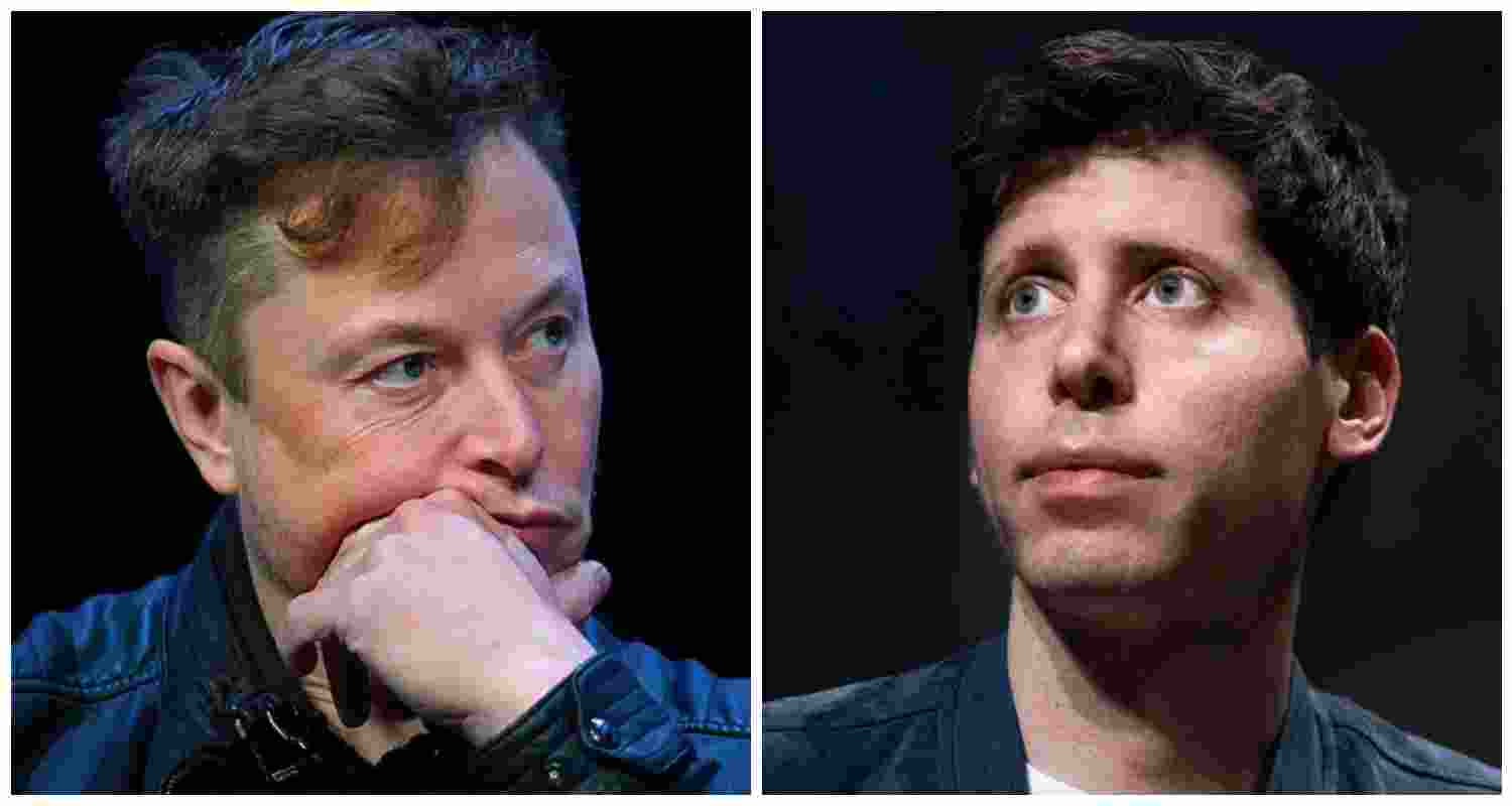 Businessman and political activist Elon Musk (L), OpenAI CEO Sam Altman (R). Businessman and political activist Elon Musk (L), OpenAI CEO Sam Altman (R).