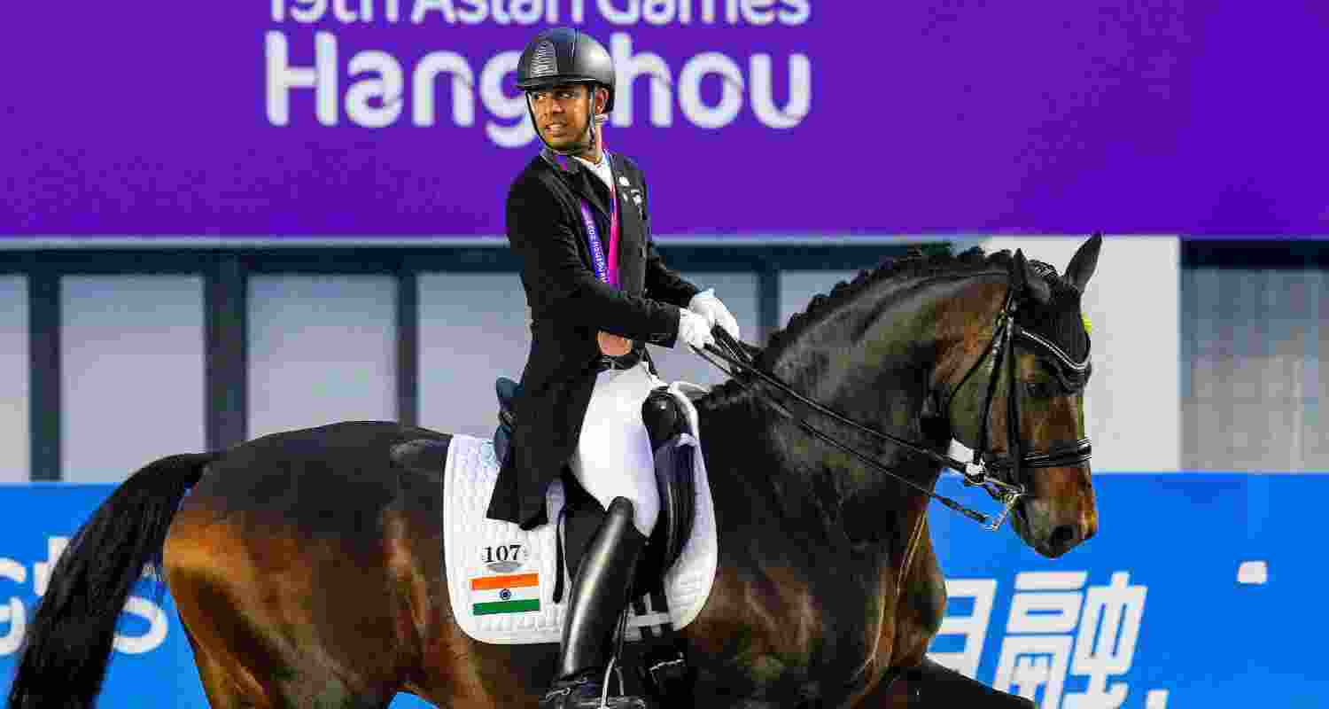 Asian games medallist Anush Agarwalla in Hangzhou asian games Asian games medallist Anush Agarwalla in Hangzhou asian games