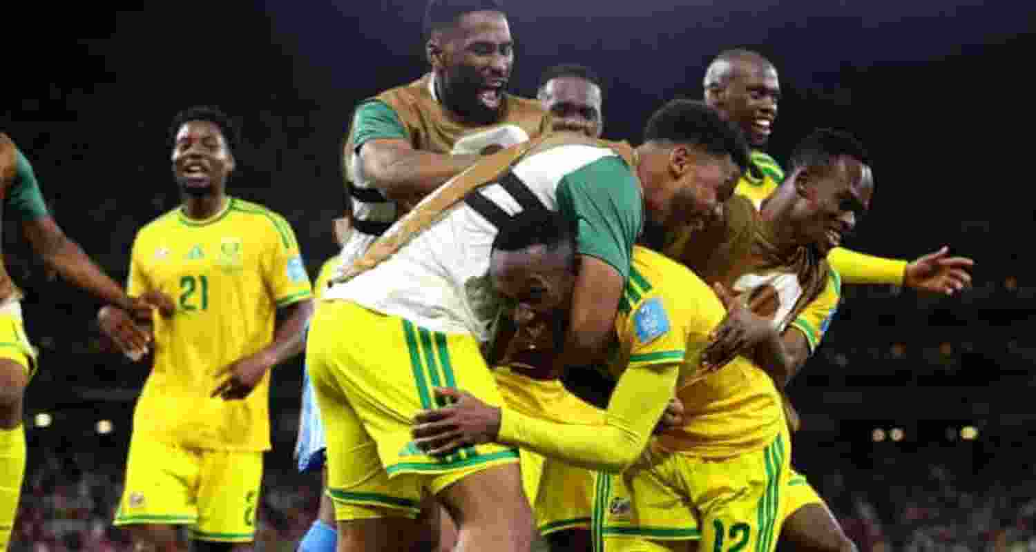 South Africa stunned South Korea 1-0 to reach the FIFA World Cup knockout stage for the first time and set up a last-16 clash with Canada.