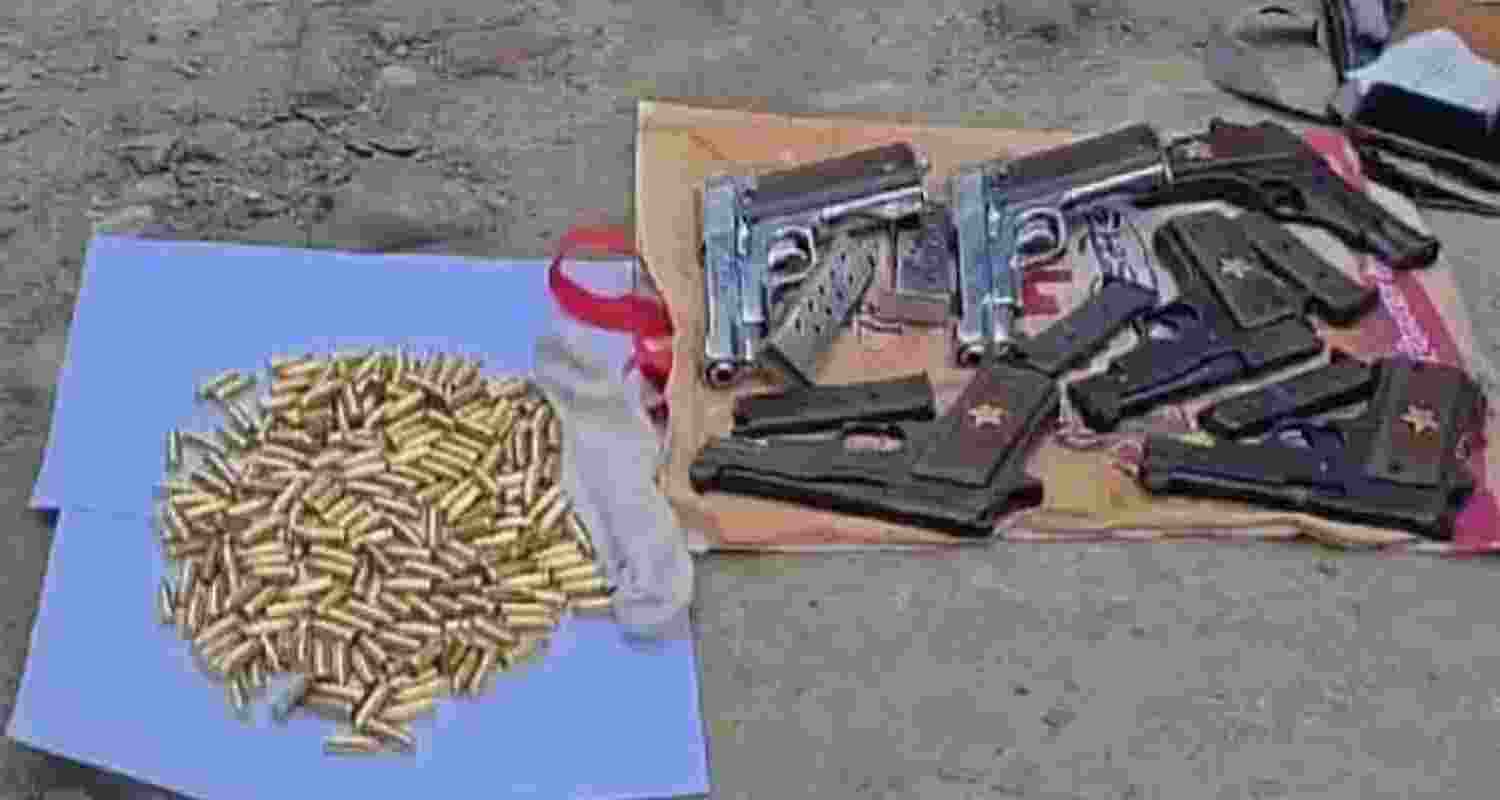 WB CID seizes cache of firearms, accused woman arrested 