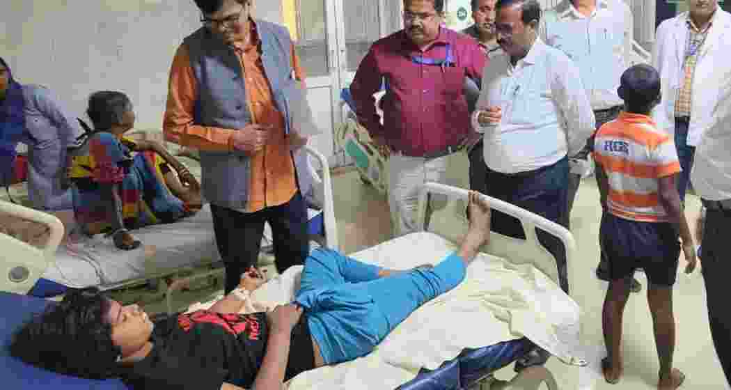 Authorities assess the condition of hospitalised children in Lucknow after two deaths and several illnesses, allegedly due to food poisoning at a rehabilitation centre.
