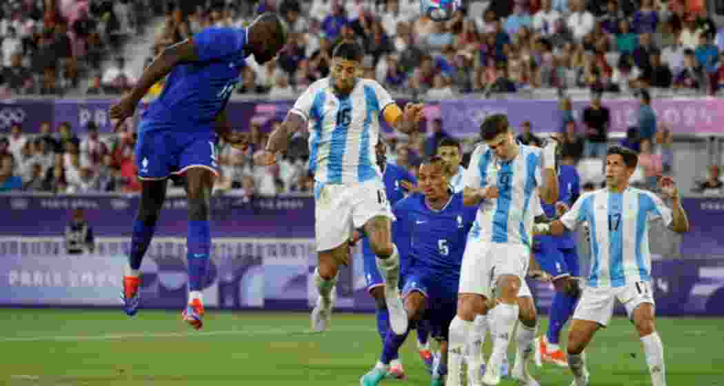 Jean-Philippe Mateta heads France into an early lead. Jean-Philippe Mateta heads France into an early lead.