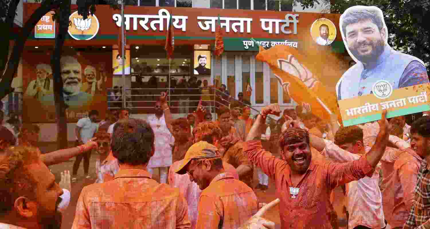 The BJP became the single largest party by winning 89 seats, while ally Shiv Sena (Eknath Shinde faction) bagged 29 seats, Uddhav Thackeray’s Shiv Sena (UBT) got 65 and MNS six seats The BJP became the single largest party by winning 89 seats, while ally Shiv Sena (Eknath Shinde faction) bagged 29 seats, Uddhav Thackeray’s Shiv Sena (UBT) got 65 and MNS six seats