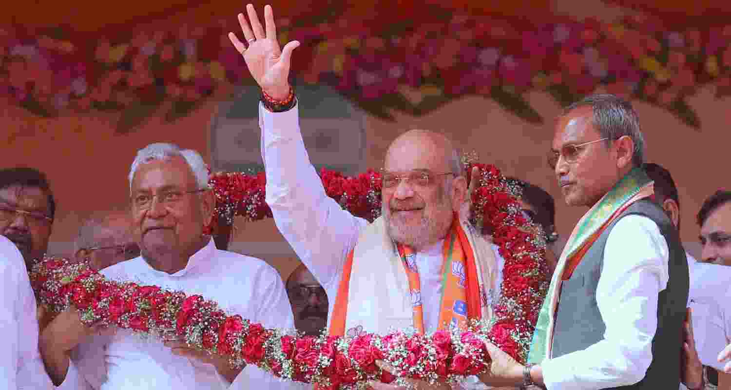 Attacking the ‘Mahagathbandhan’, Shah said RJD supremo Lalu Prasad Yadav and Congress leader Sonia Gandhi were worried about their sons, Tejashwi Yadav and Rahul Gandhi, respectively, but added that there were no vacant seats for either of them in Bihar or Delhi