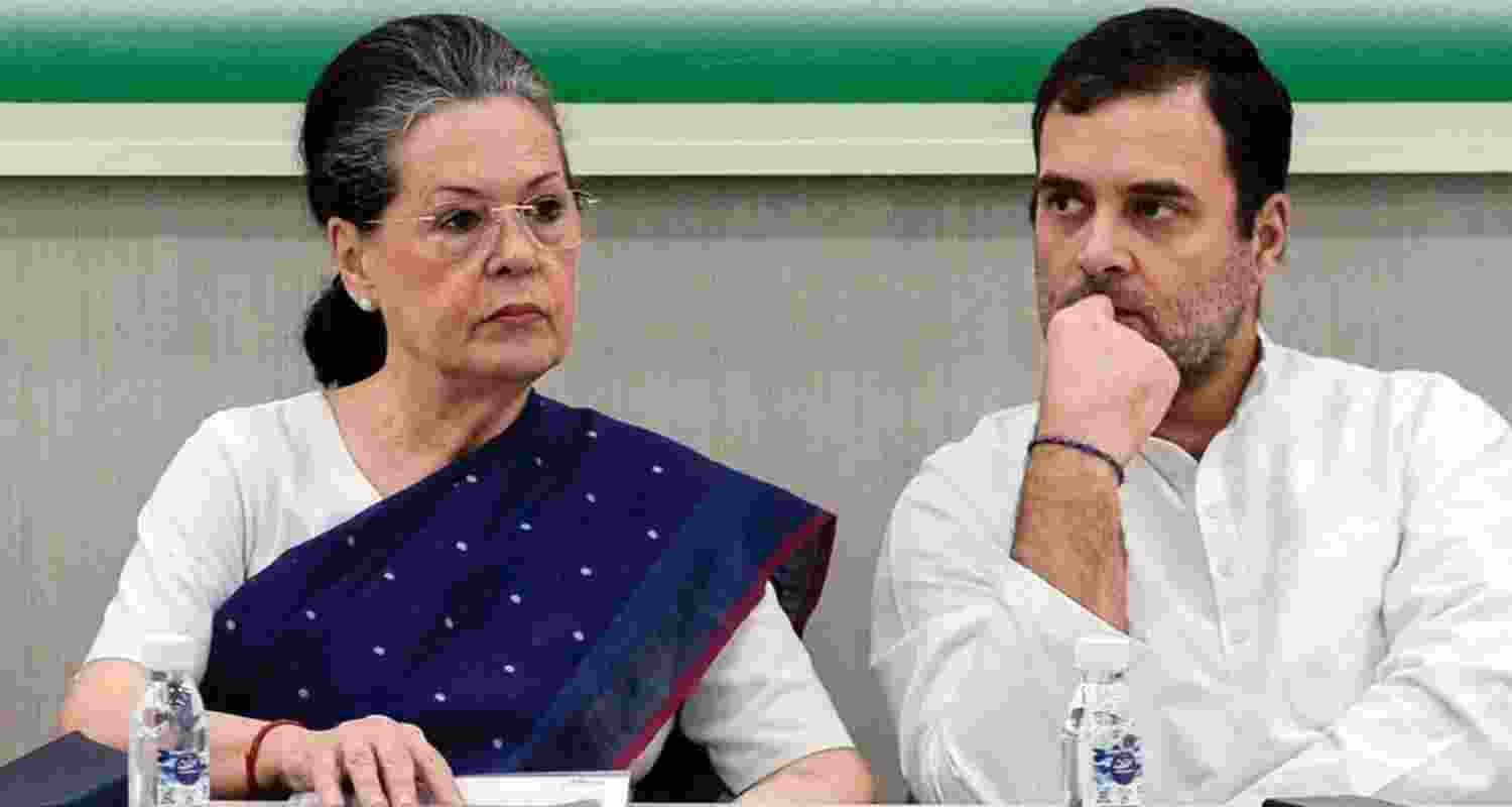 Sonia and Rahul Gandhi. Image: X