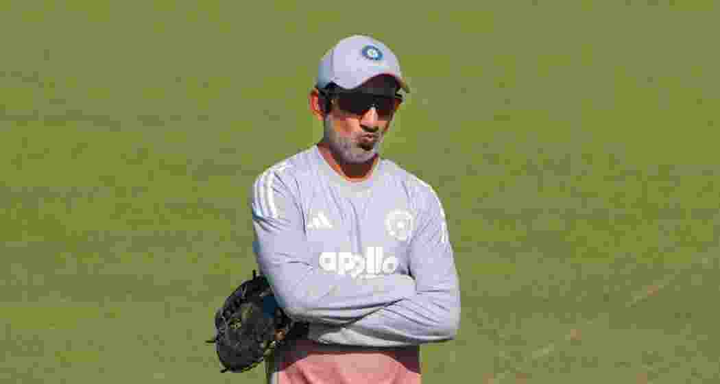 A file photo of India’s head coach, Gautam Gambhir.