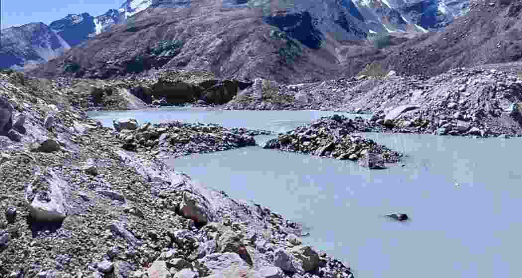 Last year, a team of experts conducted a survey of the Vasudhara glacial lake in the Dhauli Ganga Basin, Chamoli district, Uttarakhand. Last year, a team of experts conducted a survey of the Vasudhara glacial lake in the Dhauli Ganga Basin, Chamoli district, Uttarakhand.