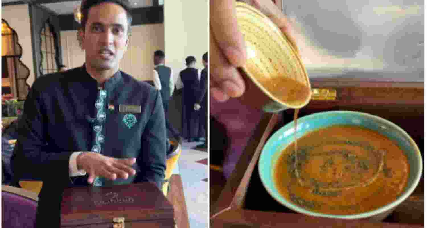 A special 24k gold dal by chef Ranveer Brar has gone viral. A special 24k gold dal by chef Ranveer Brar has gone viral.