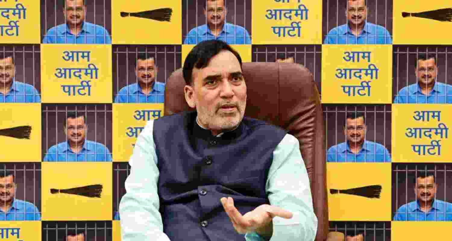 AAP leader Gopal Rai. AAP leader Gopal Rai.