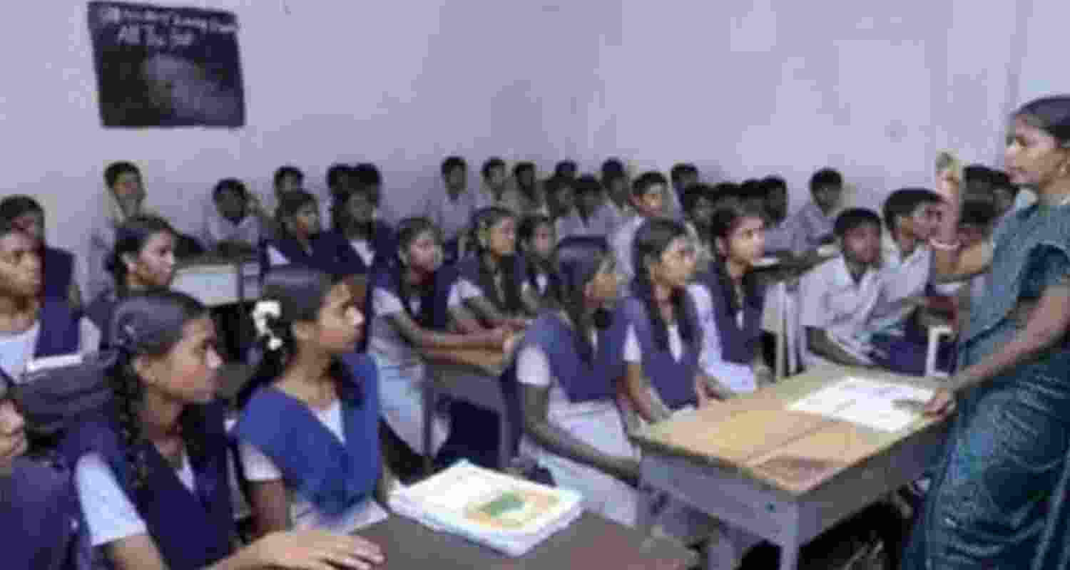 Future of teachers and students in dark.