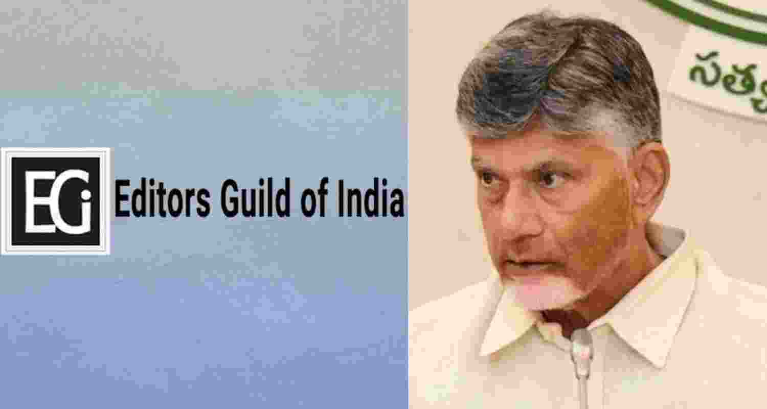 In a letter to Chief Minister N Chandrababu Naidu, the Editors Guild of India described it as "disturbing" that criminal cases had been lodged against Sakshi in various police stations.