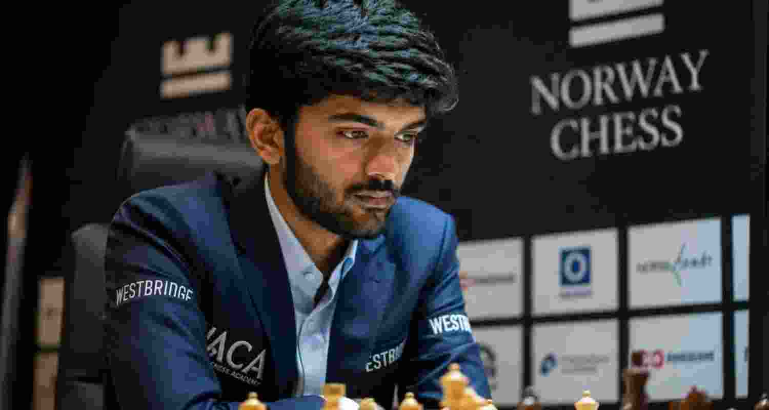 Reigning world champion D Gukesh.