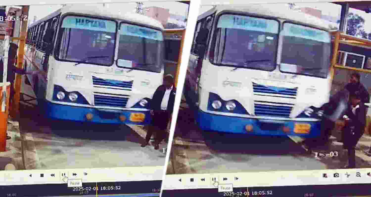 Haryana roadways crushes toll worker to avoid tax, CCTV captures it