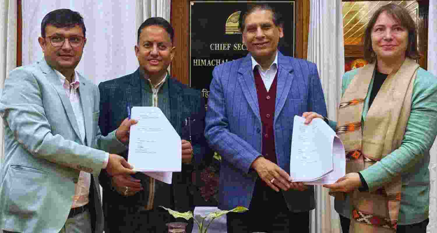 HP government signs MoU with French agency for Disaster Risk Reduction. HP government signs MoU with French agency for Disaster Risk Reduction.
