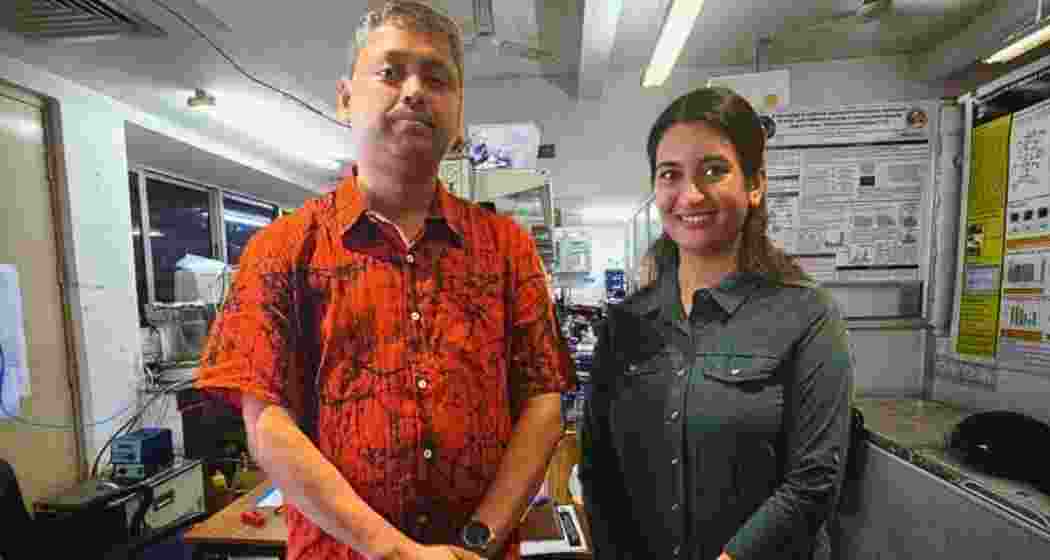 The research has been co-authored by Prof. Debasish Das (L) and Dr. Krishna Kalyani Sahoo (R), Department of Biosciences and Bioengineering, IIT Guwahati.