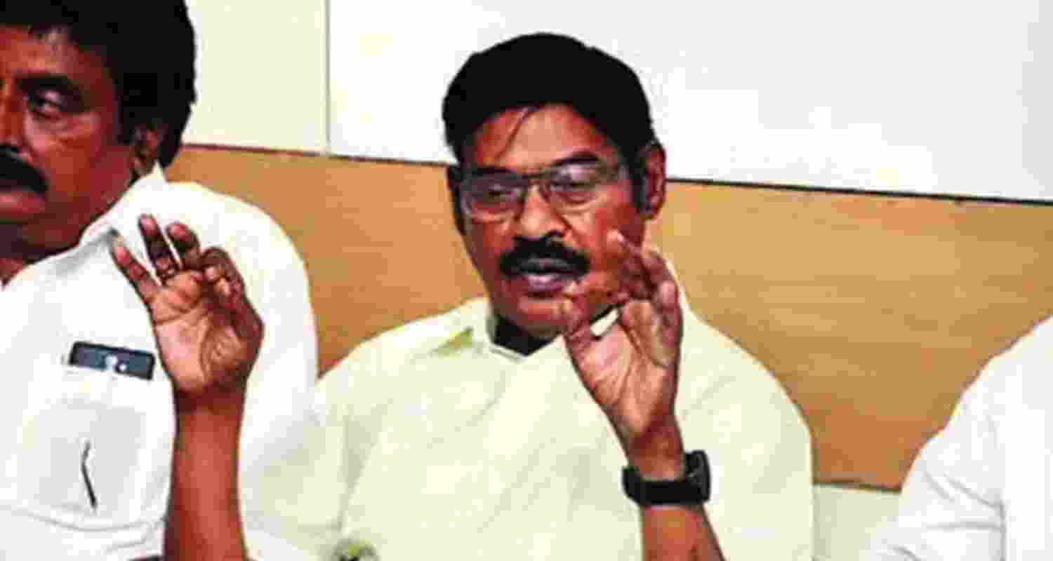 TR Paarivendhar, founder of the Indhiya Jananayaga Katchi. Image X. TR Paarivendhar, founder of the Indhiya Jananayaga Katchi. Image X.