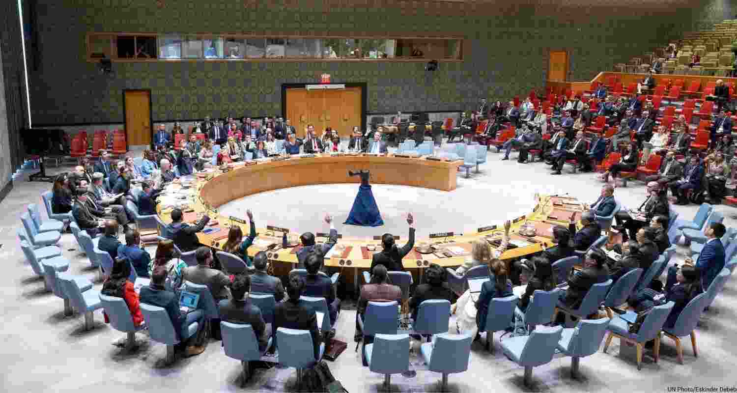 US proposal for Gaza ceasefire approved by UN Council. Image UN X.