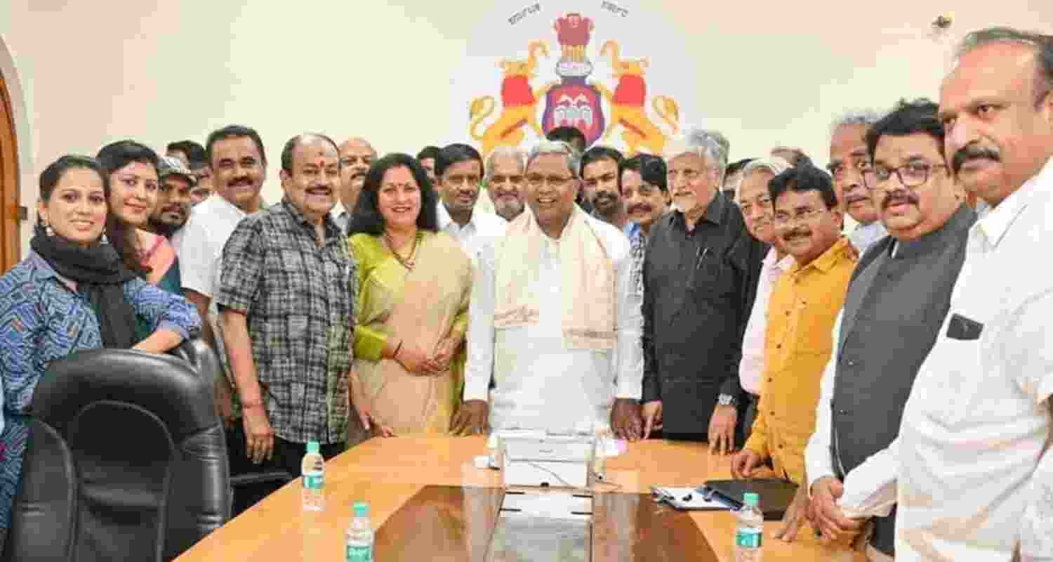 Karnataka CM Siddaramaiah Commits to Film City Project in Mysuru for Development of Kannada Film Industry. Karnataka CM Siddaramaiah Commits to Film City Project in Mysuru for Development of Kannada Film Industry.