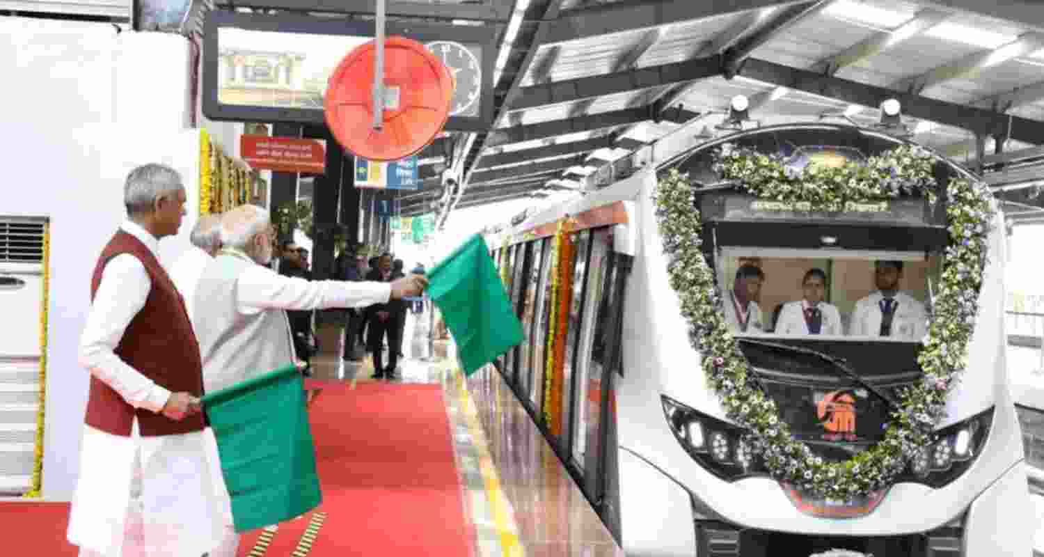 PM Flags Off Metro Run by Empowered Adivasi Women in Gujarat.