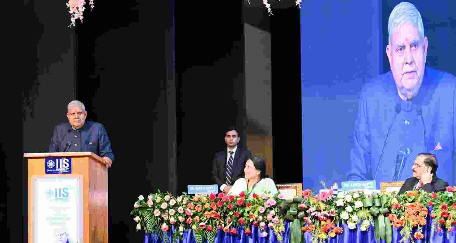 Women Reservation Bill Marks Historic Milestone for India Says VP Dhankhar In Jaipur. Women Reservation Bill Marks Historic Milestone for India Says VP Dhankhar In Jaipur.