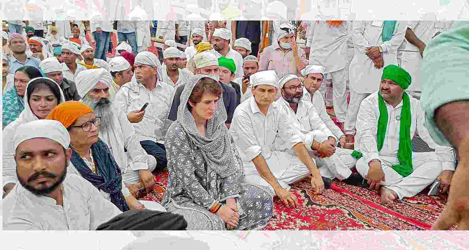 BKU Leader Gurnam Charuni Says Congress' Future Lies With Priyanka Gandhi. File Photo. BKU Leader Gurnam Charuni Says Congress' Future Lies With Priyanka Gandhi. File Photo.