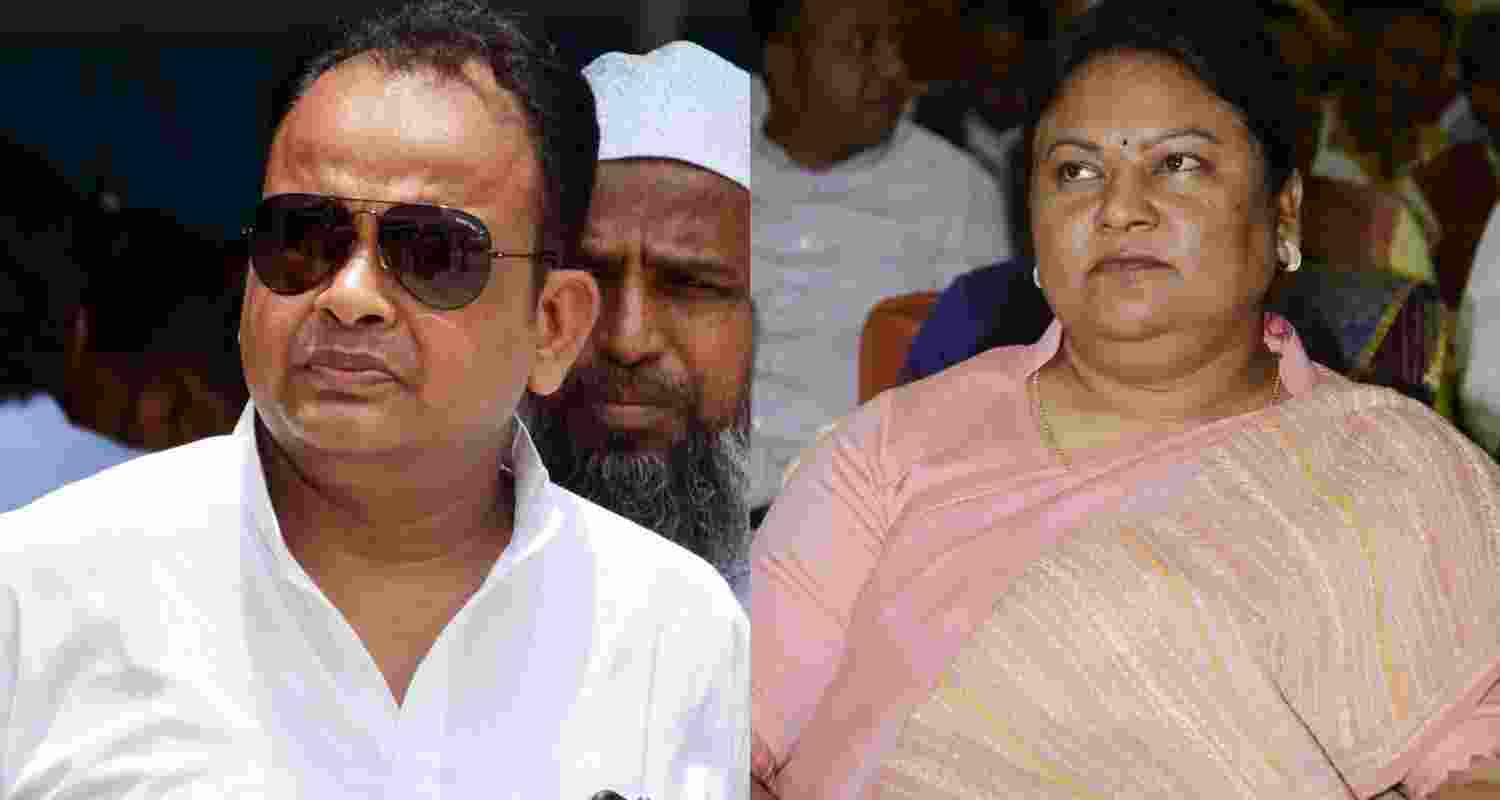 Congress Candidate and Minister Irfan Ansari’s remarks against Sita Soren spark controversy in Jharkhand. Congress Candidate and Minister Irfan Ansari’s remarks against Sita Soren spark controversy in Jharkhand.