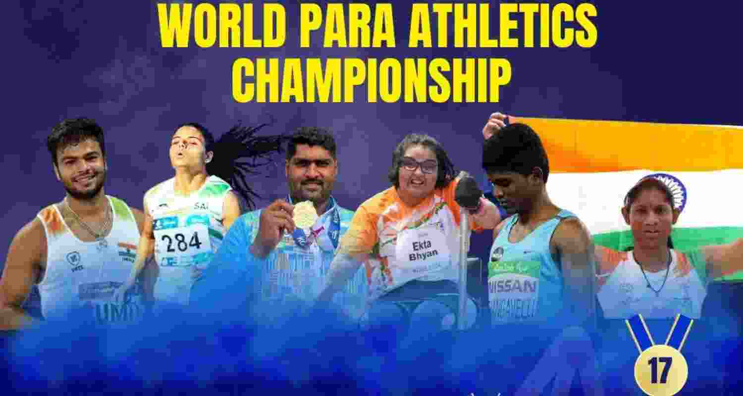 Indian Para Athletes' World Championship Victory Acknowledged by PM Modi. Image PM Modi's X. Indian Para Athletes' World Championship Victory Acknowledged by PM Modi. Image PM Modi's X.