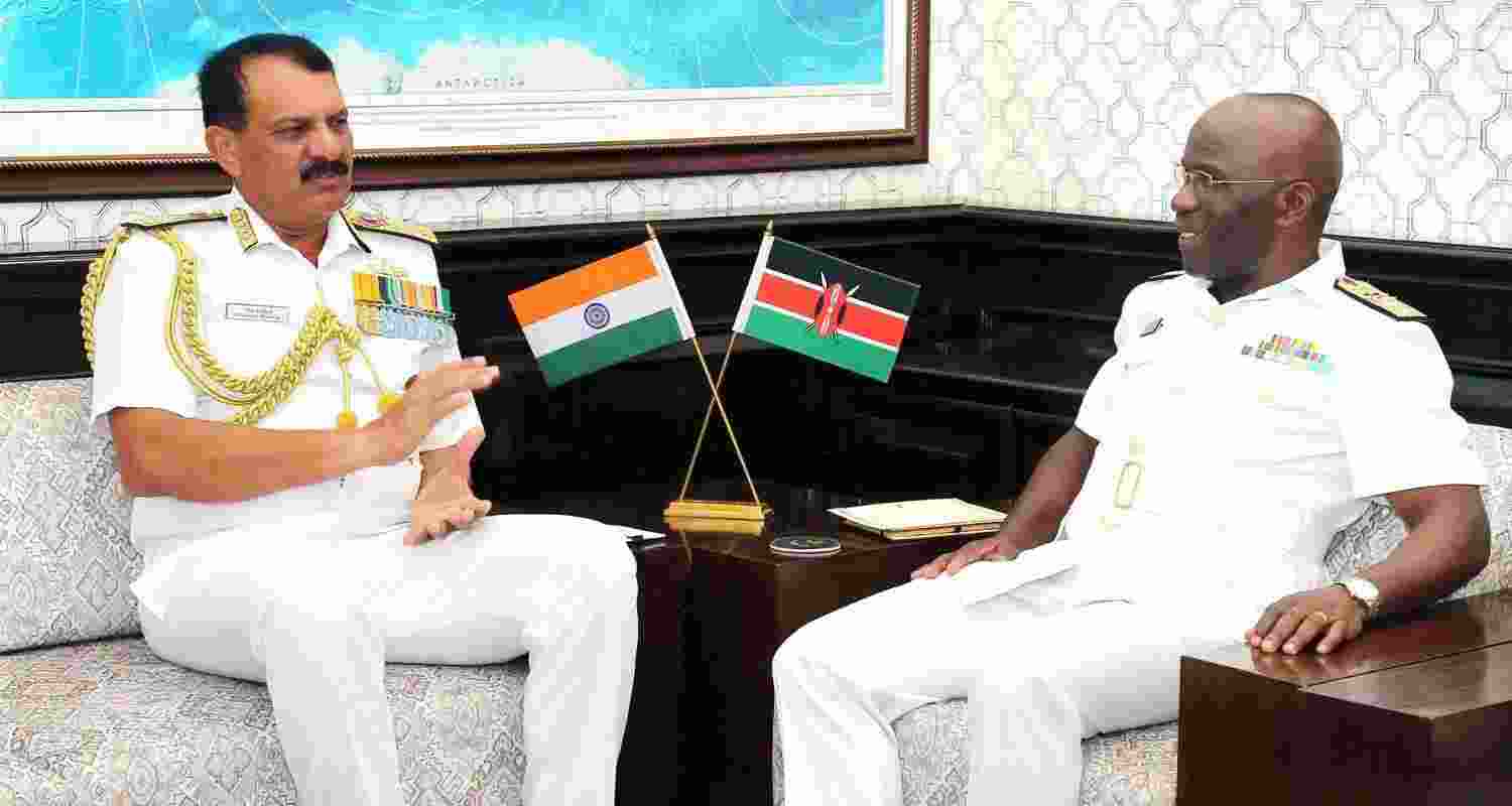 India, Kenya Navy Chiefs discuss maritime security