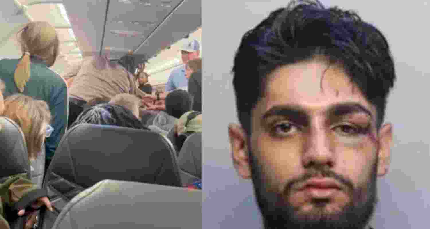 Ishaan Sharma, who allegedly attacked his fellow passenger on a flight, suffered injuries to his face. Ishaan Sharma, who allegedly attacked his fellow passenger on a flight, suffered injuries to his face.