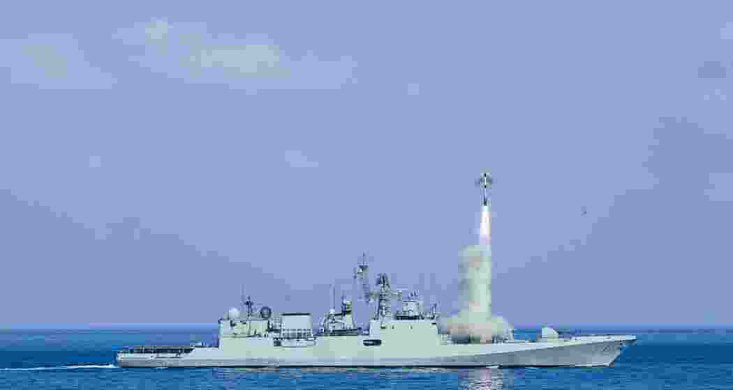 An Indian Navy warship carries out successful anti-ship missile firings in the Arabian Sea, a crucial demonstration of India’s maritime defence strength.