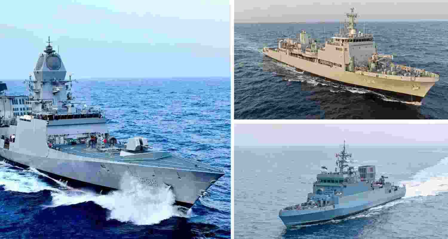 PM Narendra Modi will commission indigenous naval platforms Dunagiri, Sanshodhak and Agray in Kolkata, boosting India's maritime strength.