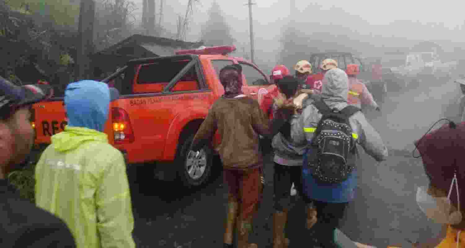 Rescue efforts are underway on the island of Java, Indonesia. Image via X.